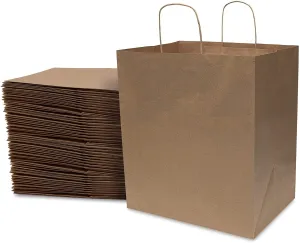 14x10x16.75 Brown Paper Bags with Handles