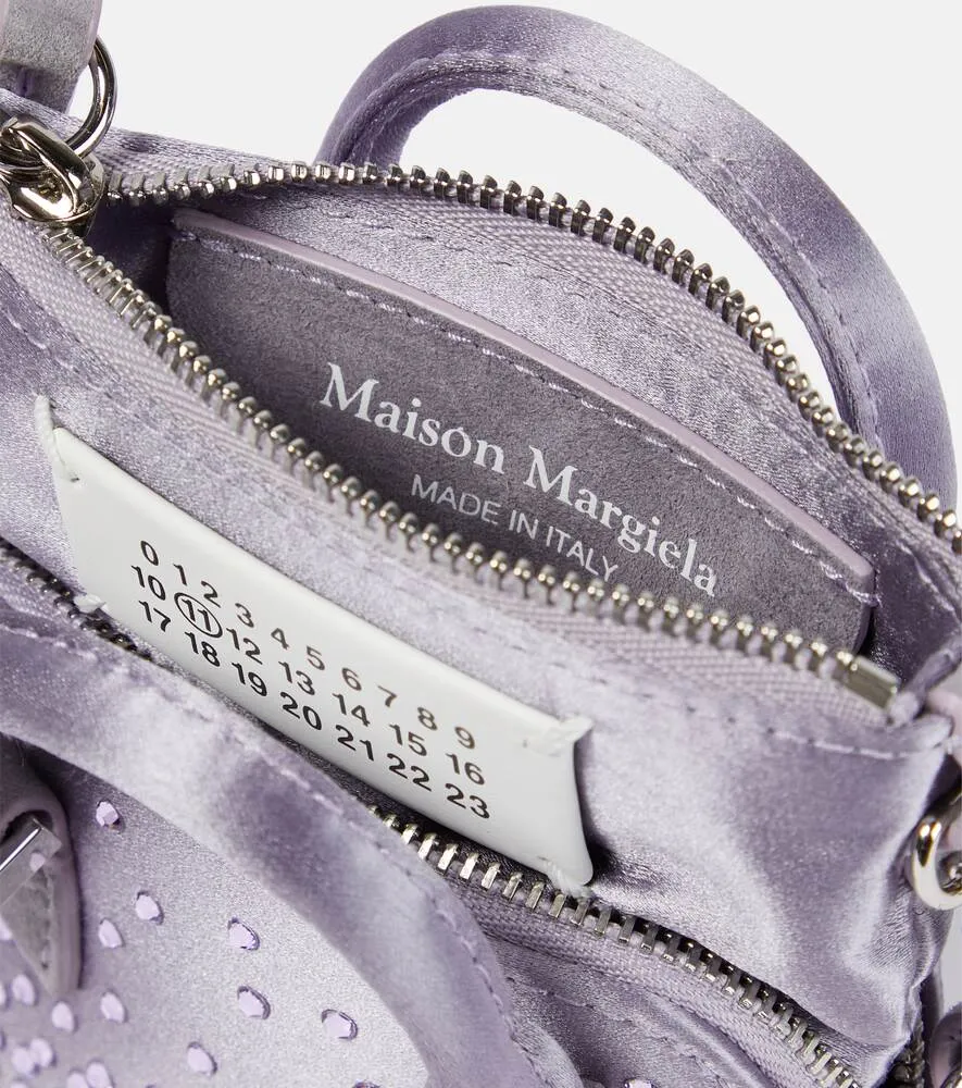5AC Classique Maison Margiela Children's Leather Crossbody Bag, Purple