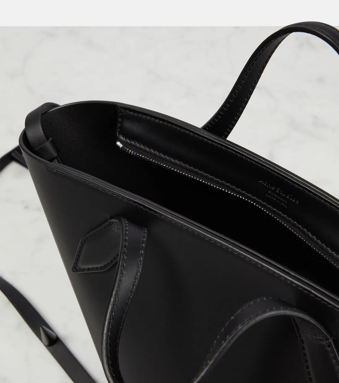 Acne Studios Leather Crossbody Bag, Black