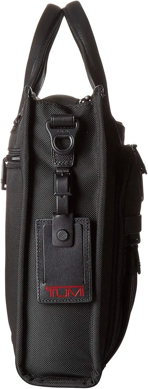 Alpha 3 Slim Deluxe Portfolio Tumi Bag, black