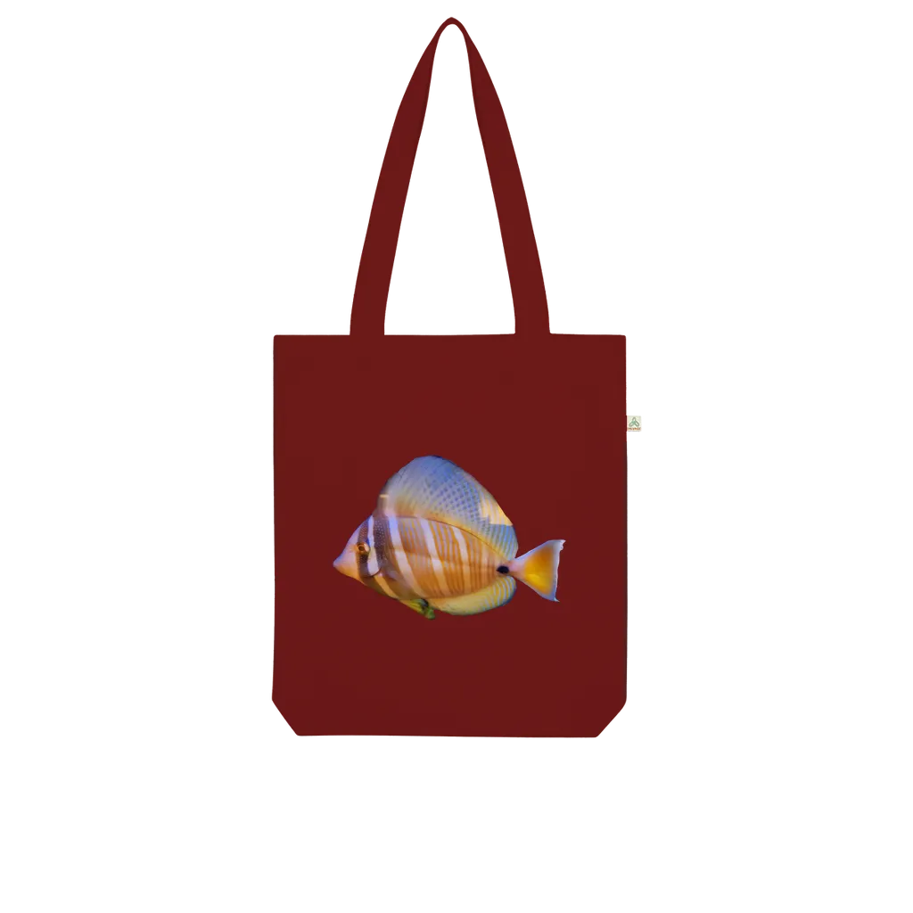 Beautiful Colored Fish Organic Tote Bag