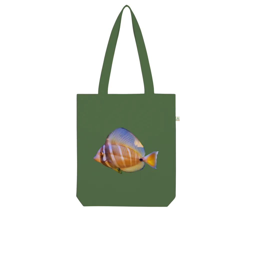 Beautiful Colored Fish Organic Tote Bag