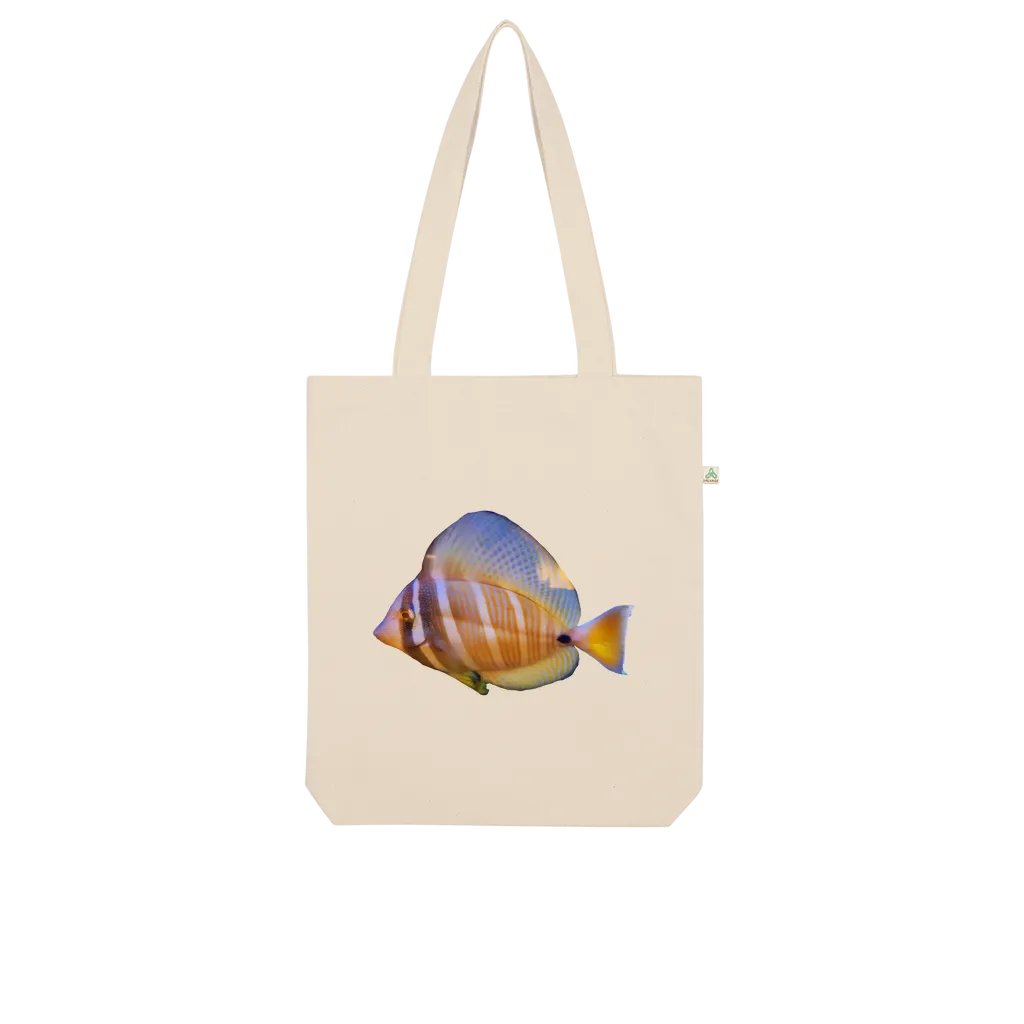 Beautiful Colored Fish Organic Tote Bag