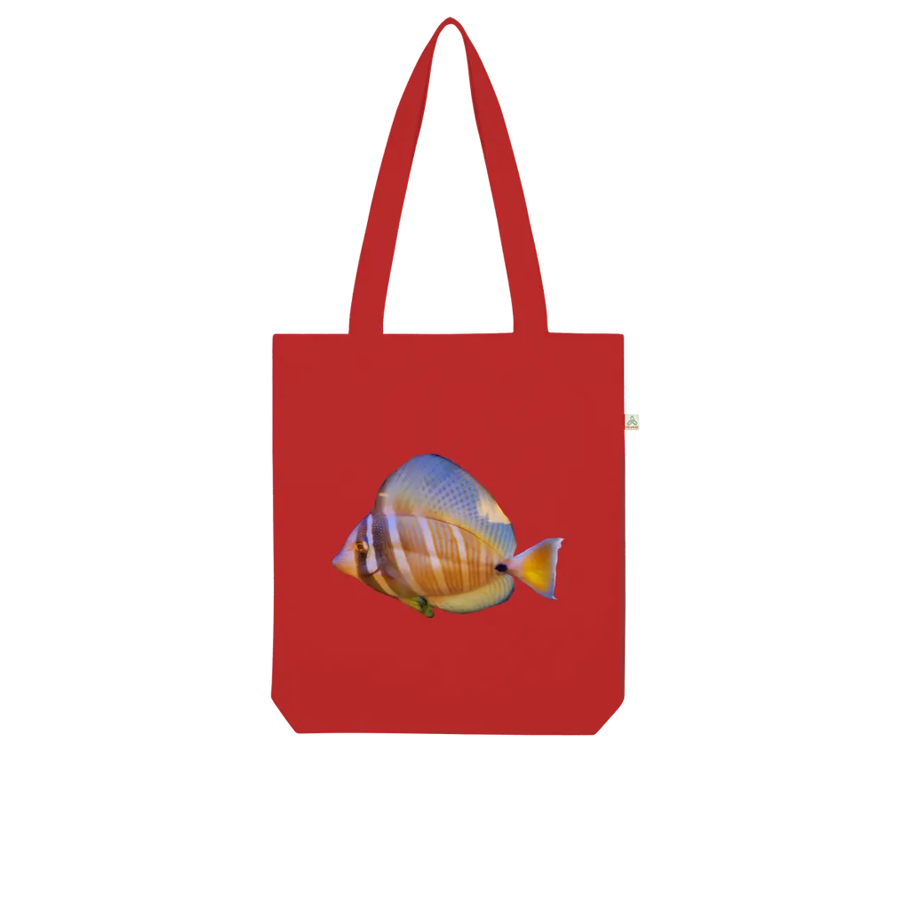 Beautiful Colored Fish Organic Tote Bag