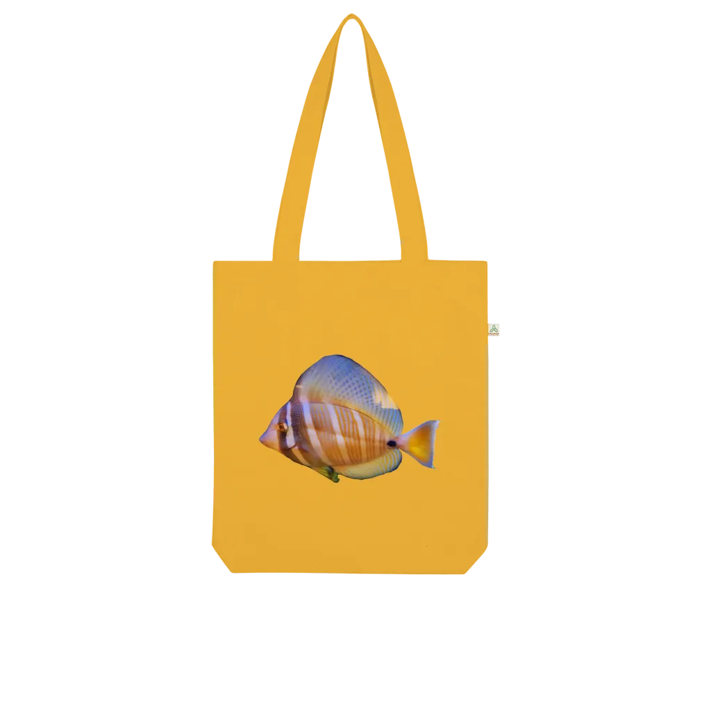 Beautiful Colored Fish Organic Tote Bag