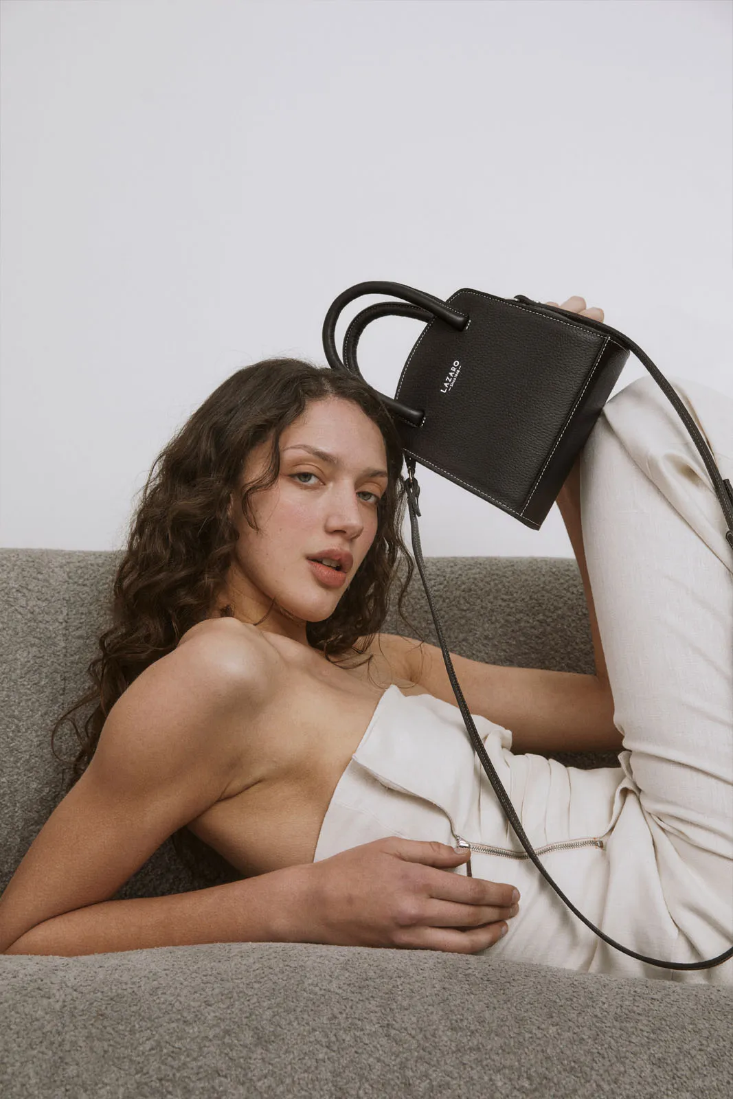 Black Leather Mini Bag Margot