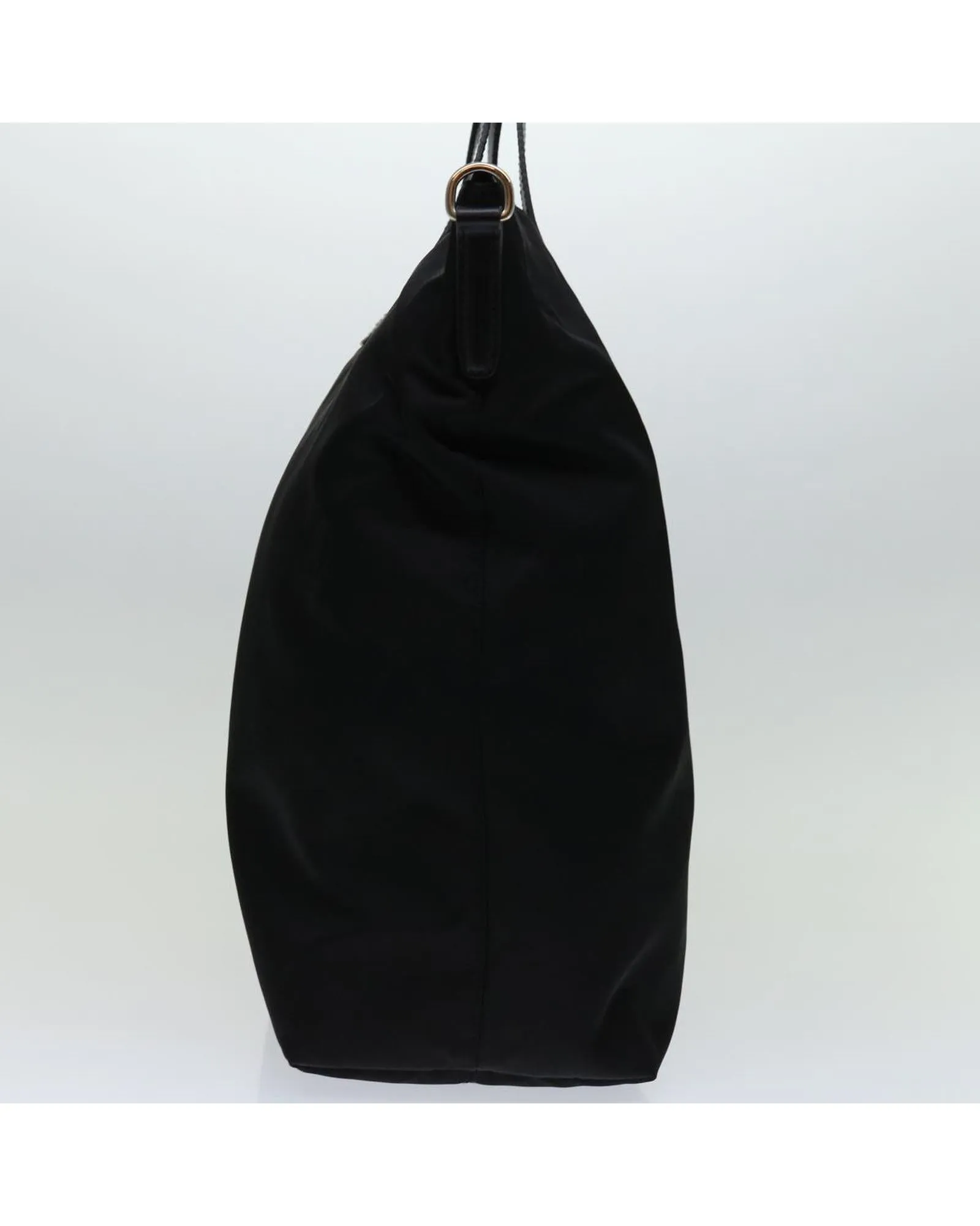 Black Nylon Shoulder Bag with Adjustable Strap by Prada