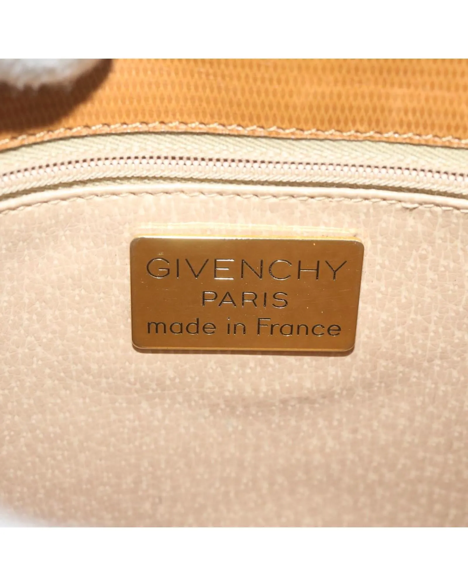 Brown Leather Givenchy Shoulder Bag - C Rank