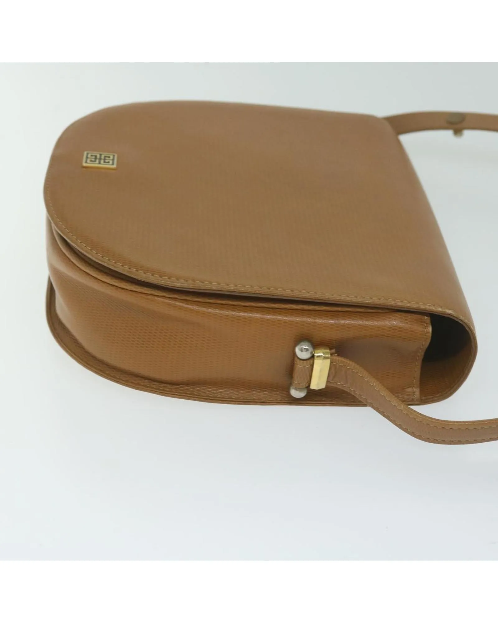 Brown Leather Givenchy Shoulder Bag - C Rank