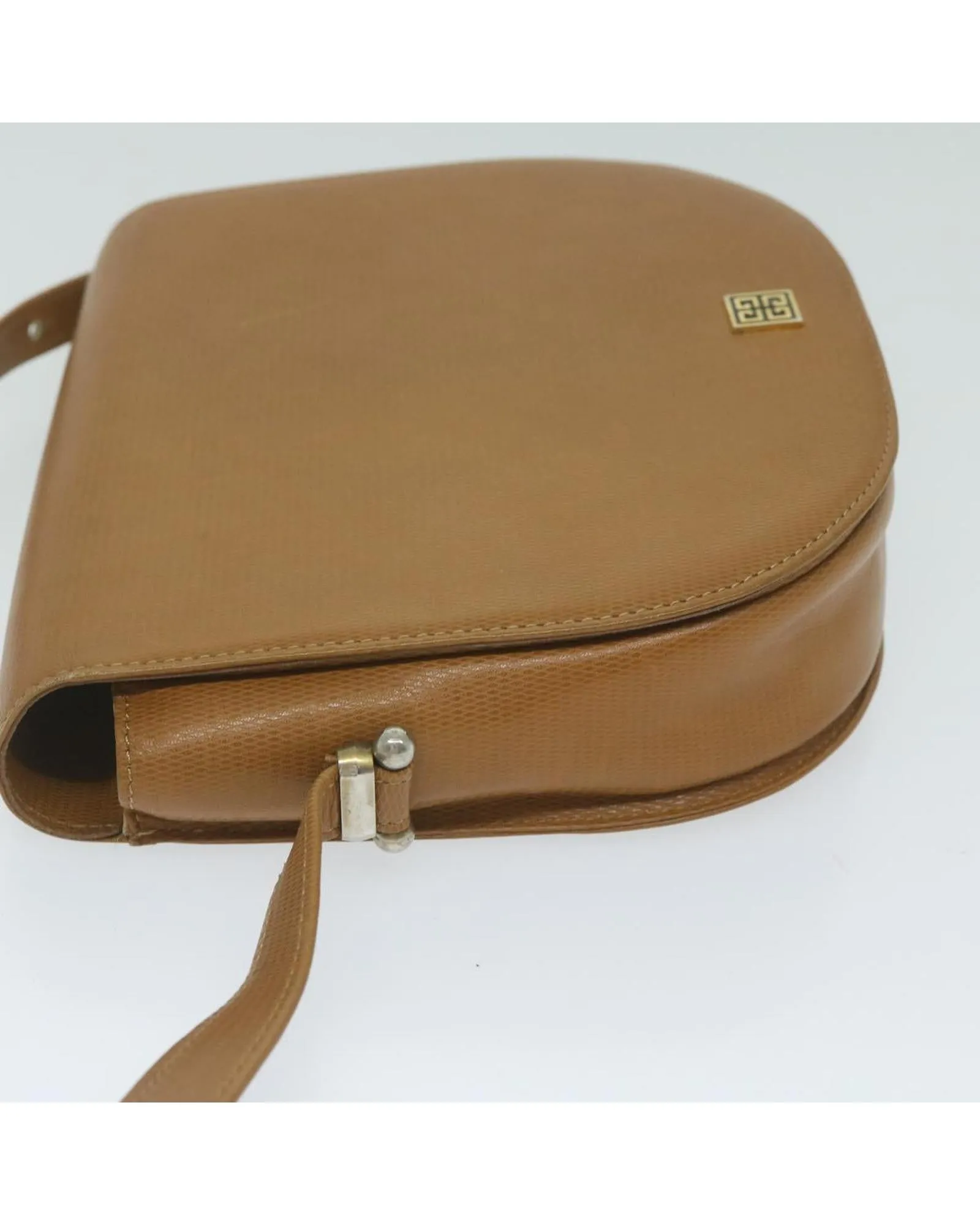 Brown Leather Givenchy Shoulder Bag - C Rank