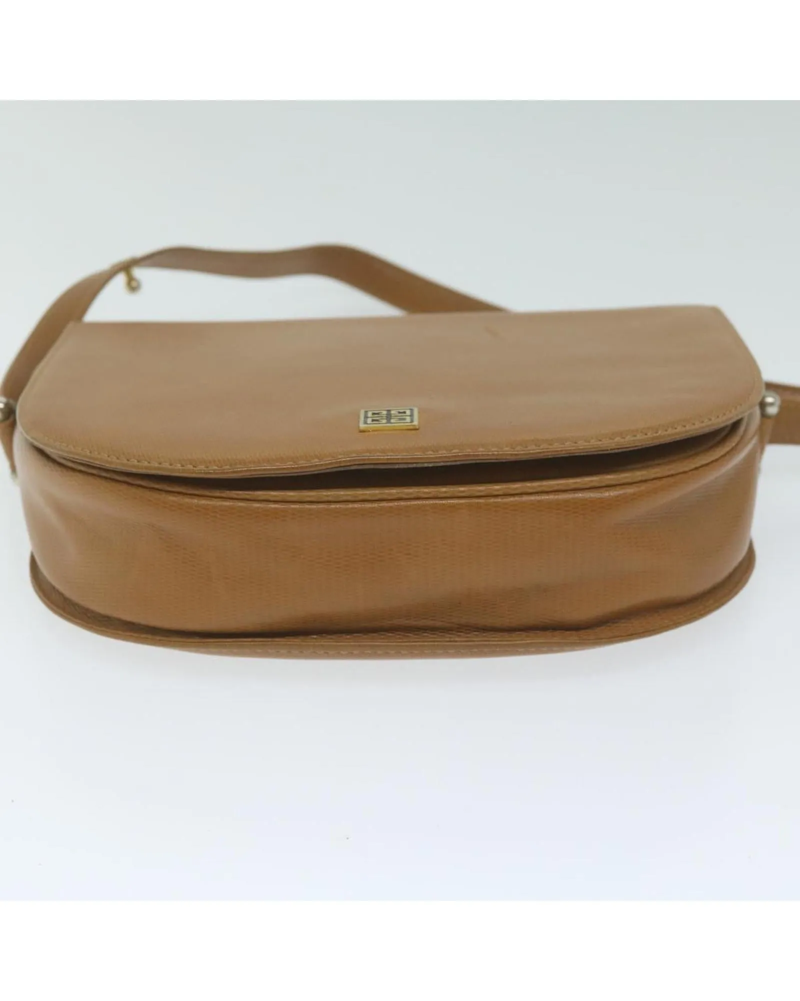 Brown Leather Givenchy Shoulder Bag - C Rank