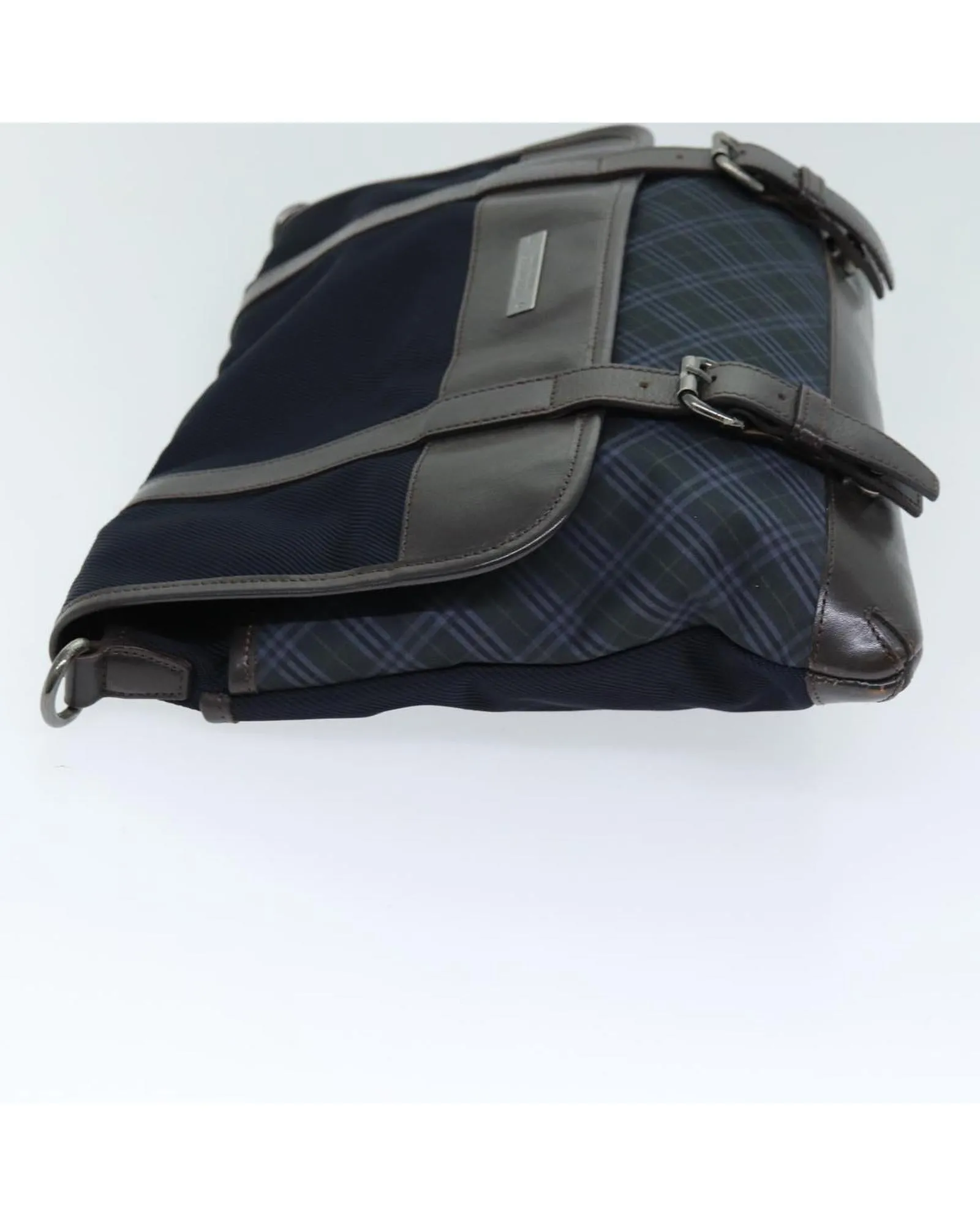 Canvas Navy Shoulder Bag with Adjustable Strap