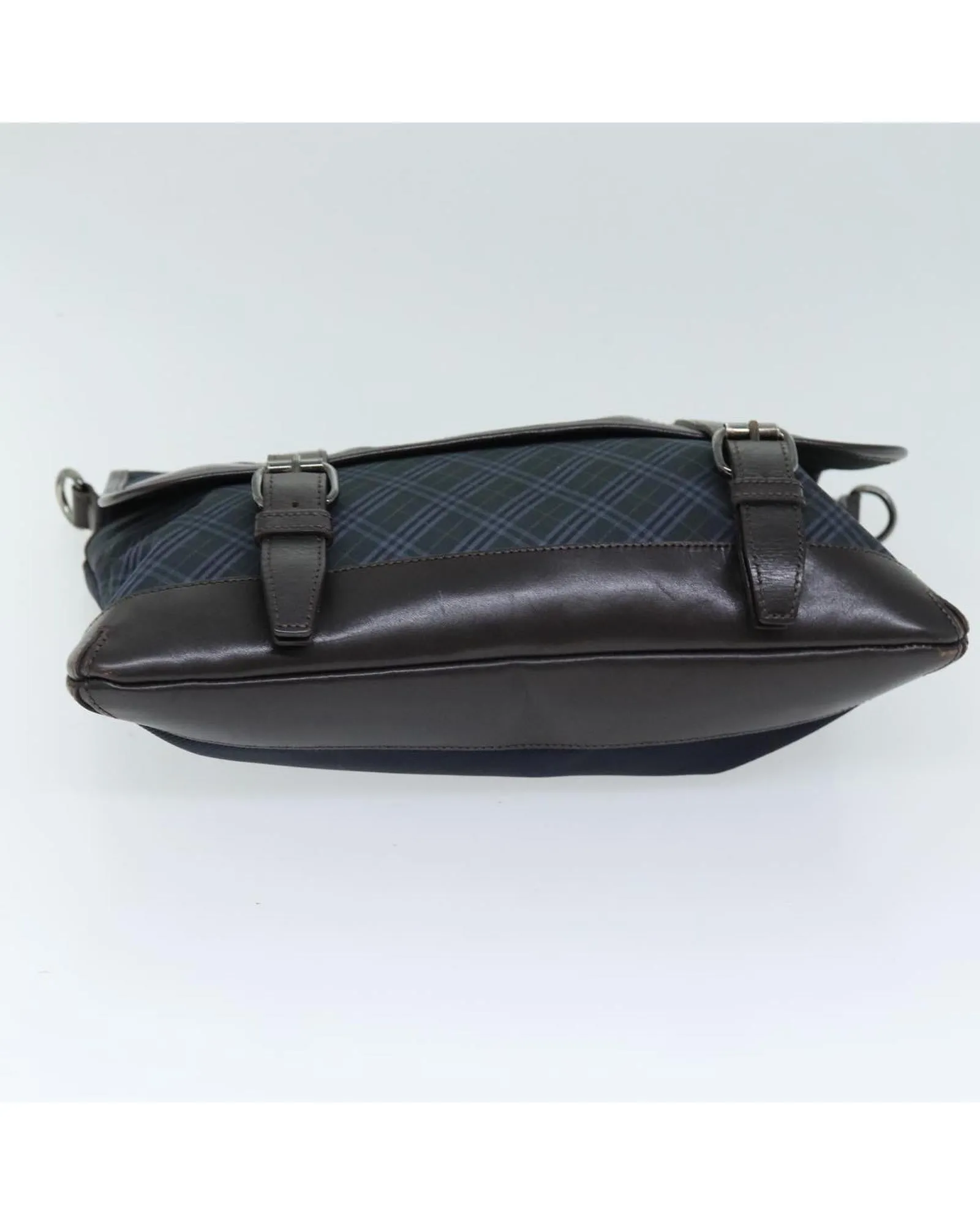 Canvas Navy Shoulder Bag with Adjustable Strap