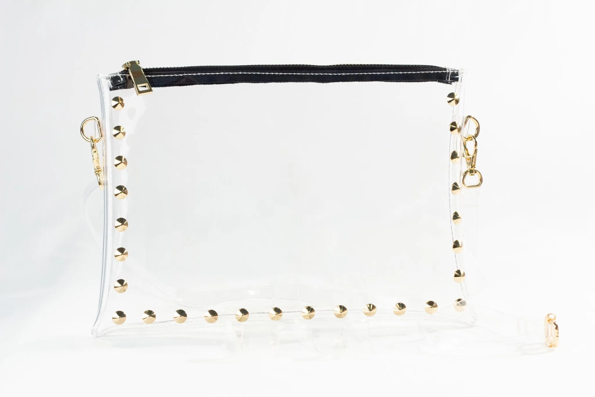 Clearly Handbags - Parker in Gold Black