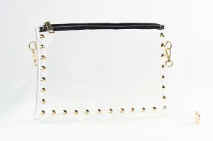 Clearly Handbags - Parker in Gold Black