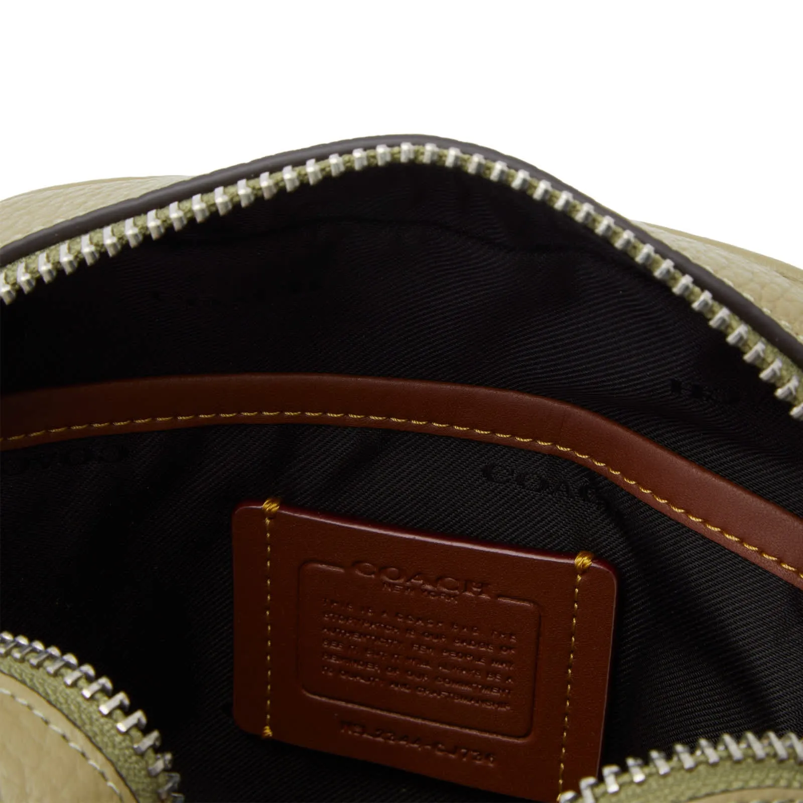 Coach Beck Crossbody Bag in Moss Pebble Leather