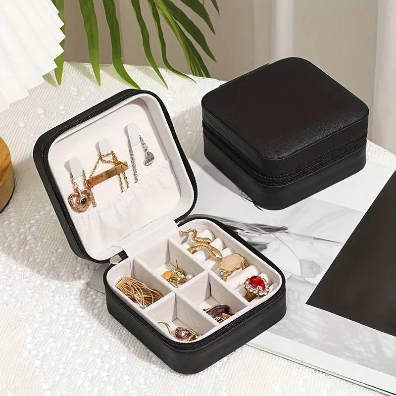 Colorful Jewelry Storage Box TravelReady Necklace  Earrings Holder