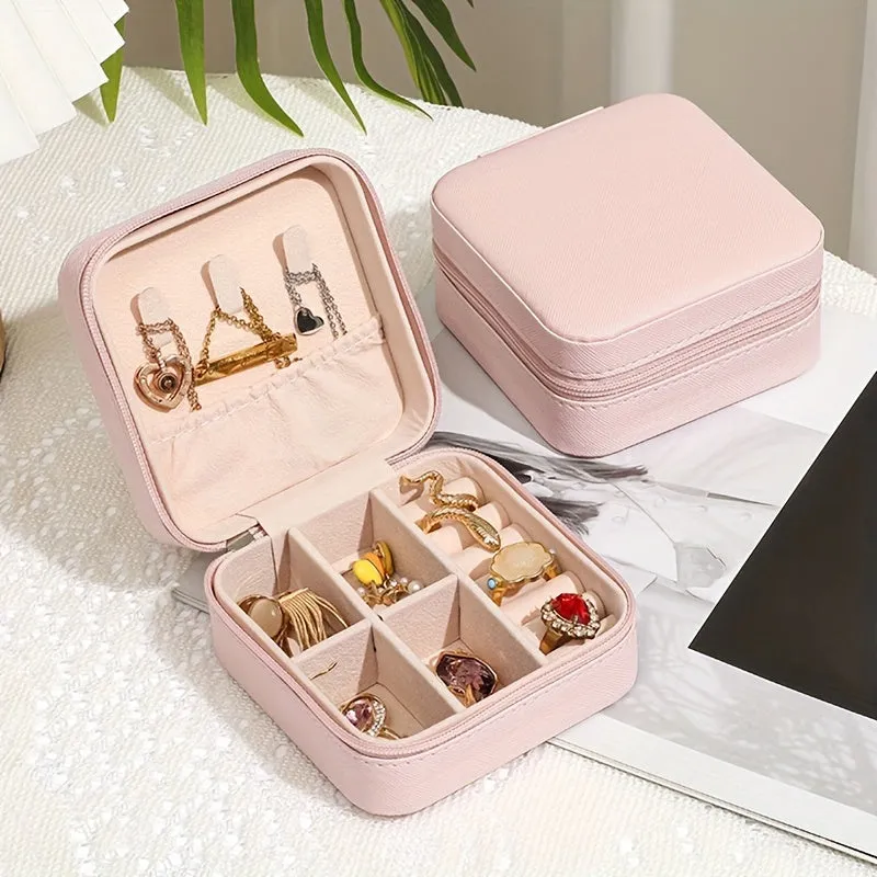 Colorful Jewelry Storage Box TravelReady Necklace  Earrings Holder