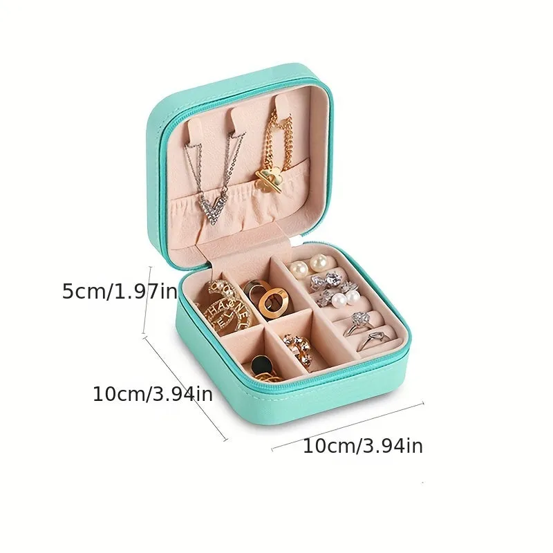 Colorful Jewelry Storage Box TravelReady Necklace  Earrings Holder