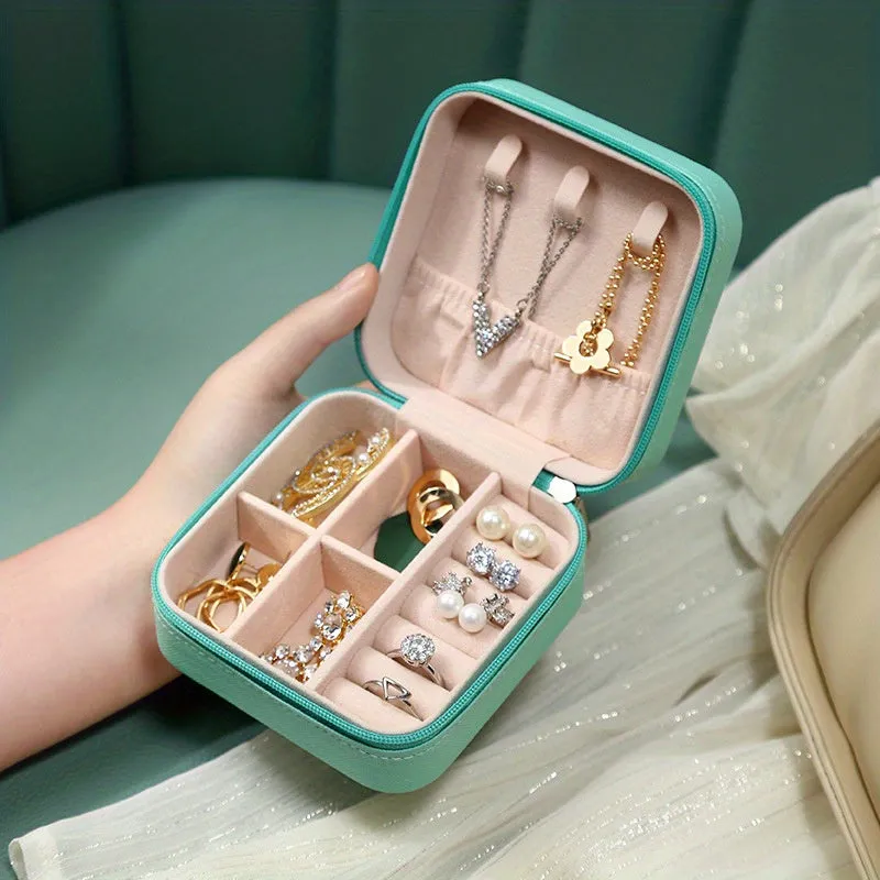 Colorful Jewelry Storage Box TravelReady Necklace  Earrings Holder