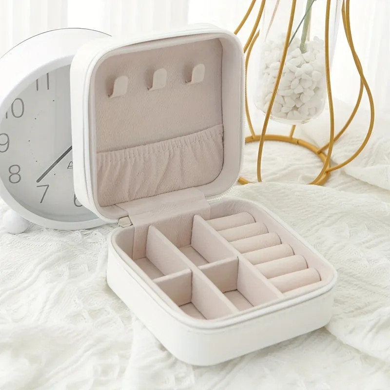 Colorful Jewelry Storage Box TravelReady Necklace  Earrings Holder