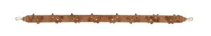 Dahlia Guitar Strap in Honey Brown