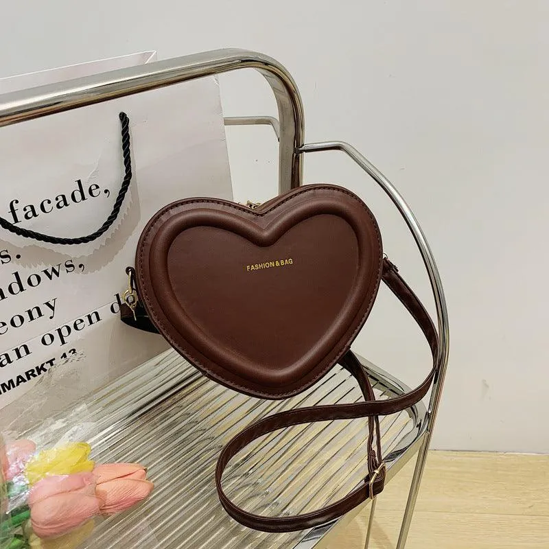 Fashion Heart Shaped Shoulder  Bag