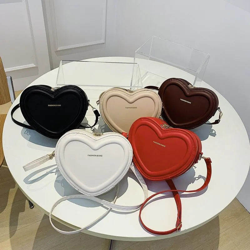 Fashion Heart Shaped Shoulder  Bag