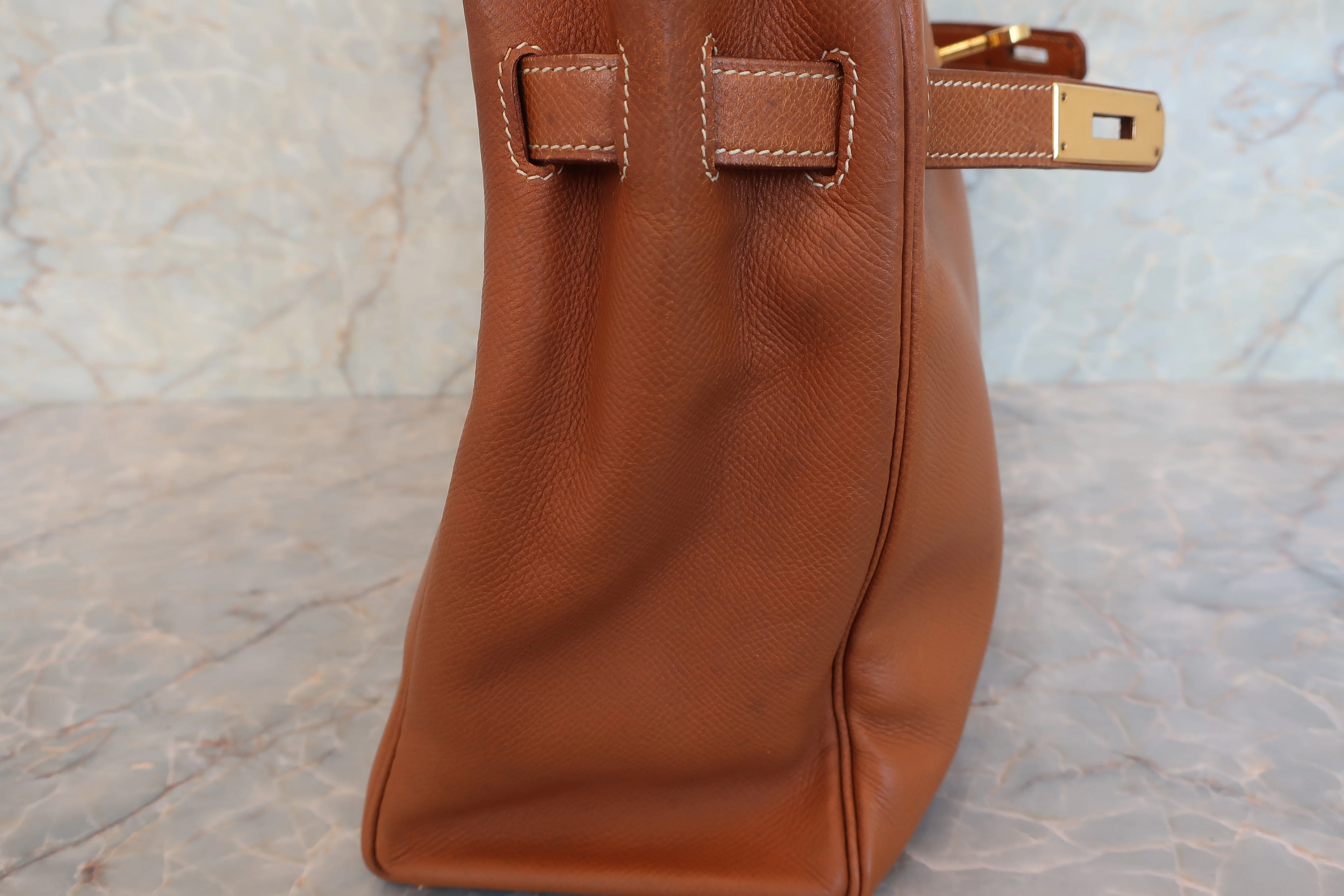 HERMES／エルメス ケリー32 クシュベル ゴールド 〇Z刻印 ショルダーバッグ 600080131