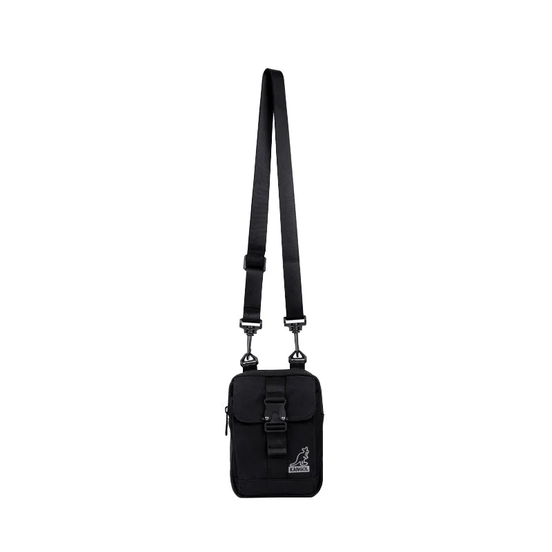 Kangol unisex sling bags, black