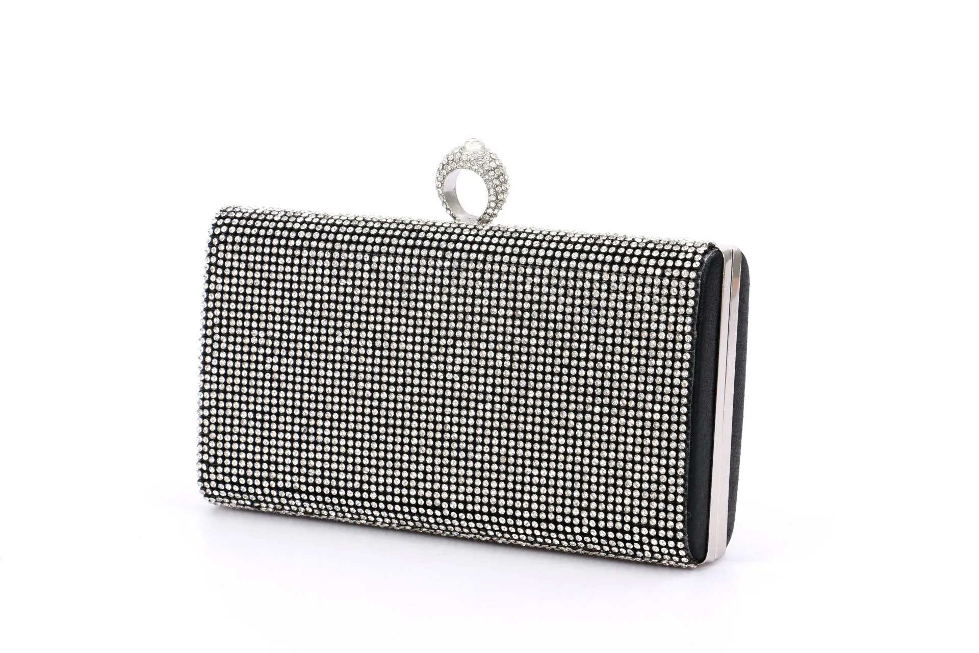 Ladies Rhinestone-covered Hand Bag