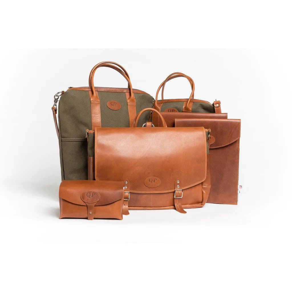Men's Toiletry Case Dopp Kit in Walnut