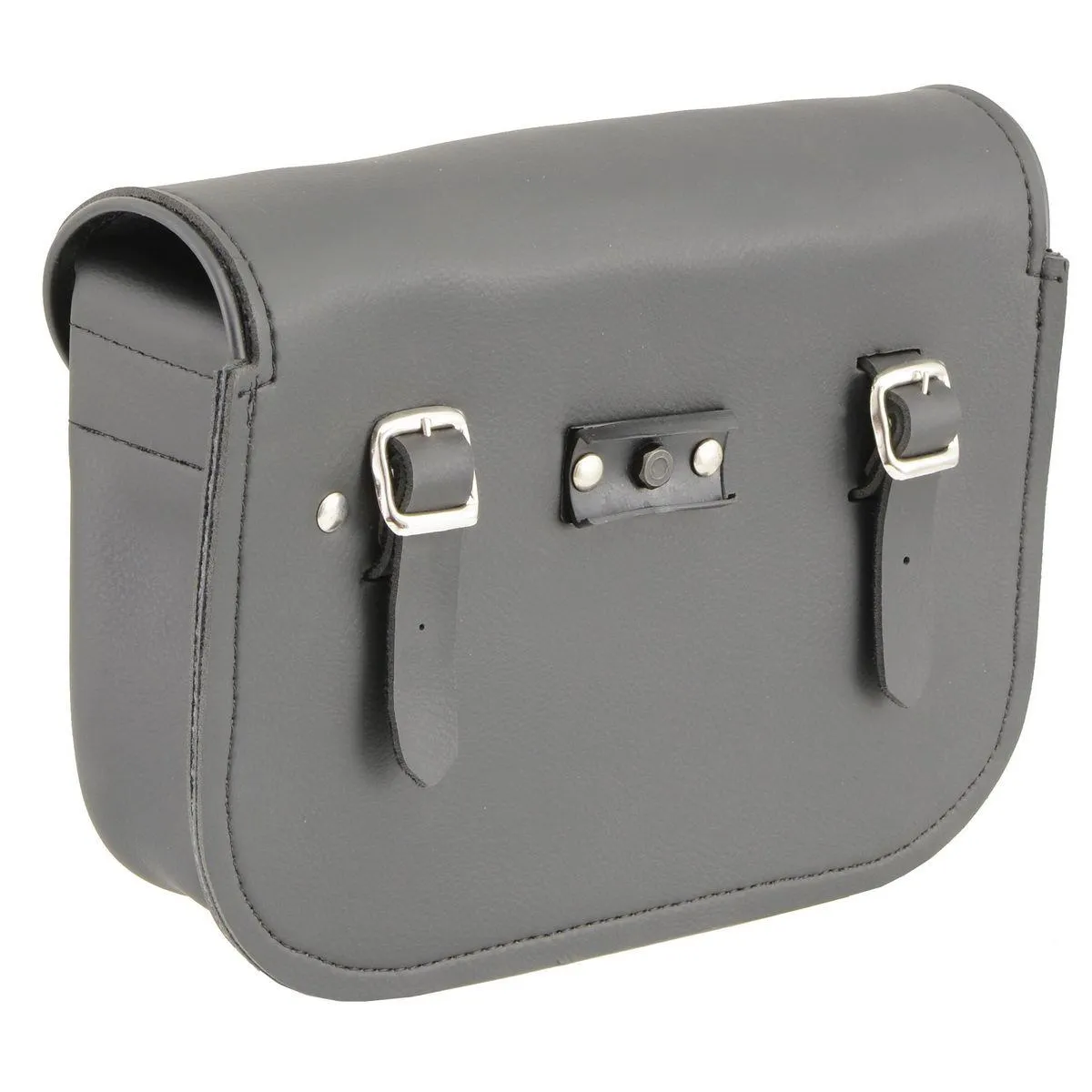 Milwaukee Leather SH63301 Black PVC Extra Large Motorcycle Windshield Bag with Turn Lock