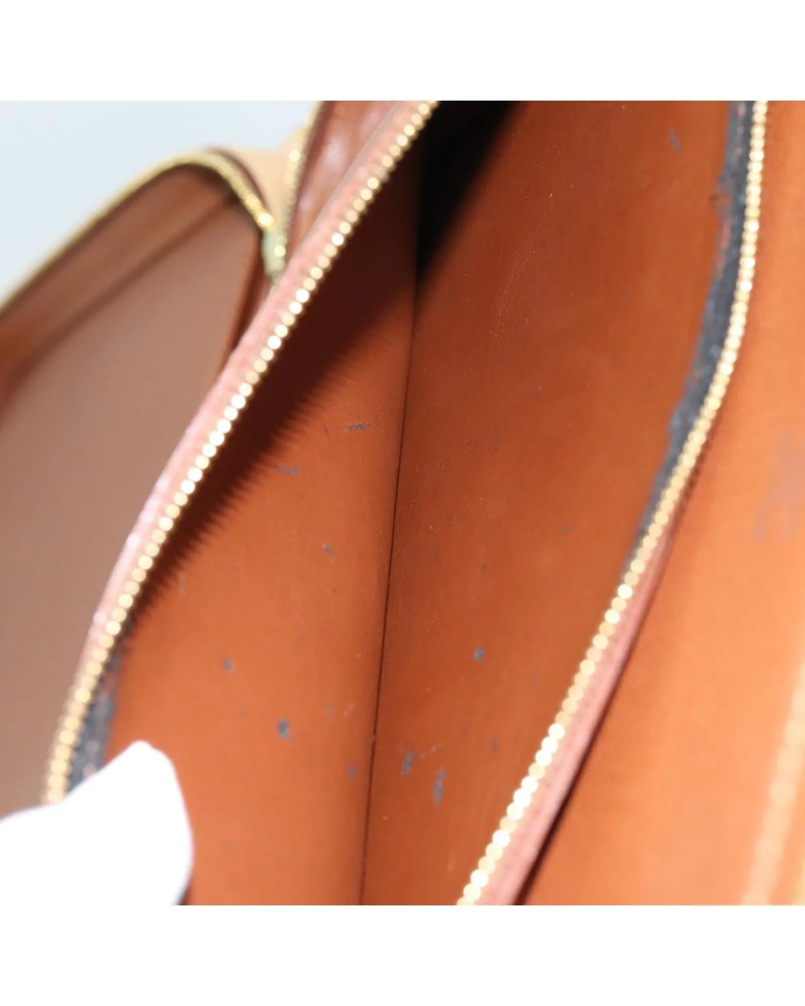Nomad Leather Beige Briefcase with Dust Bag