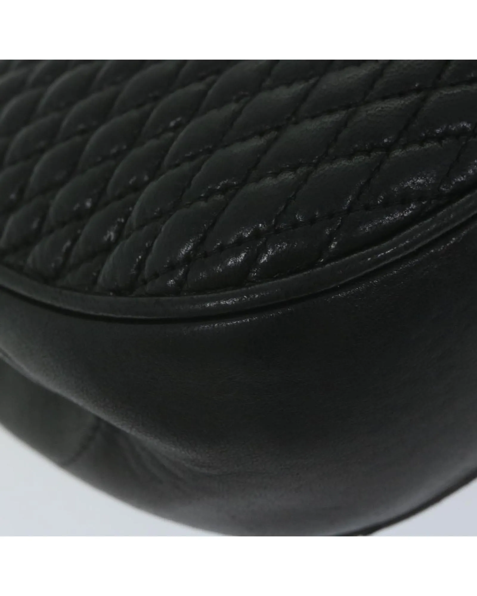 Quilted Leather Chain Shoulder Bag
