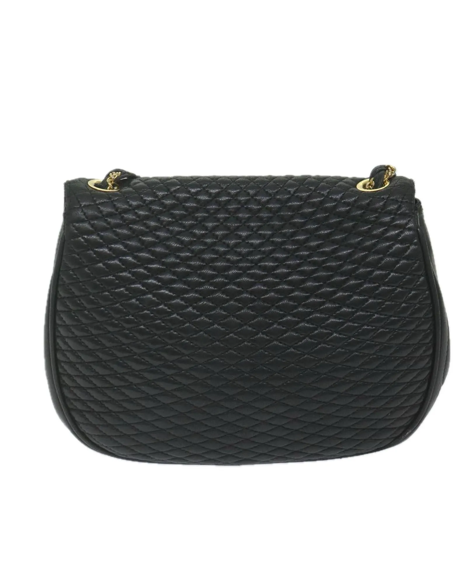 Quilted Leather Chain Shoulder Bag