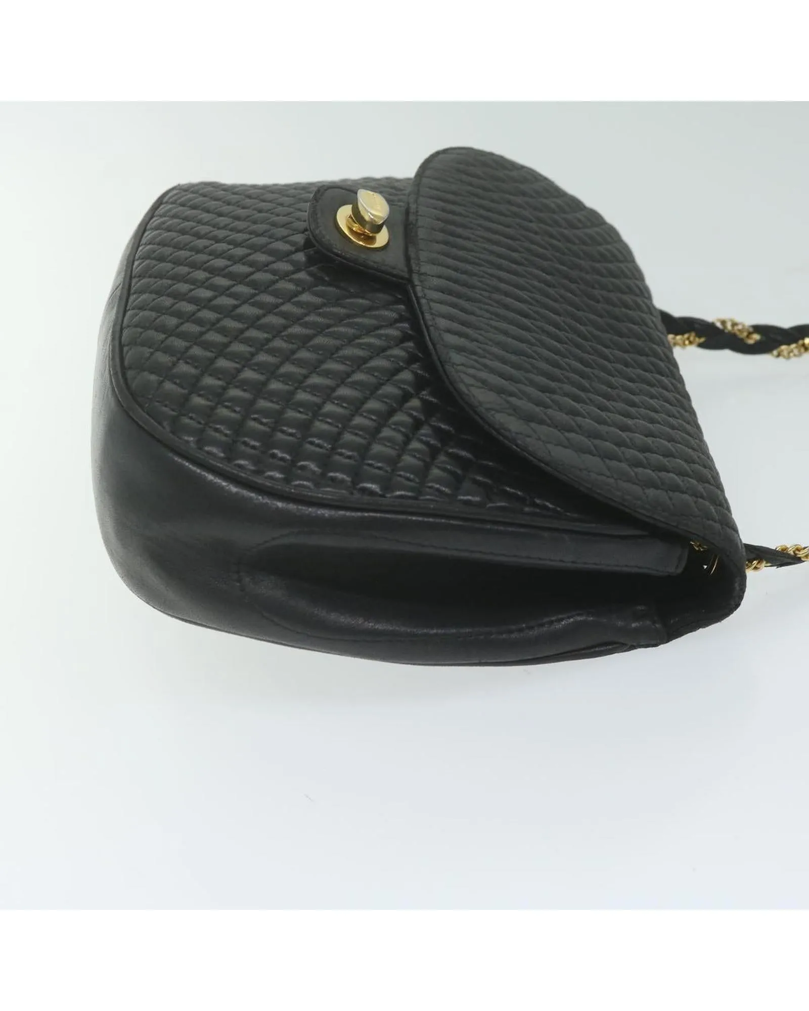 Quilted Leather Chain Shoulder Bag