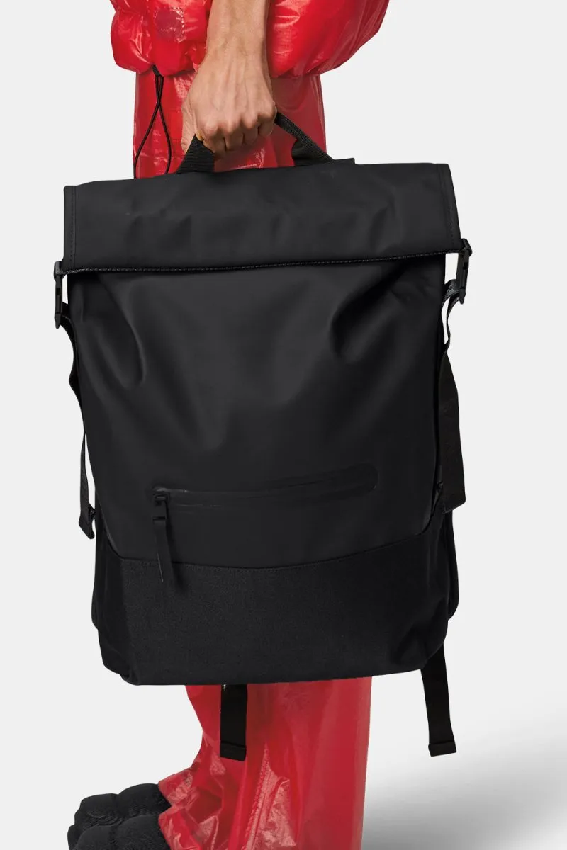 Rains Trail Rolltop Backpack W3 (Black)