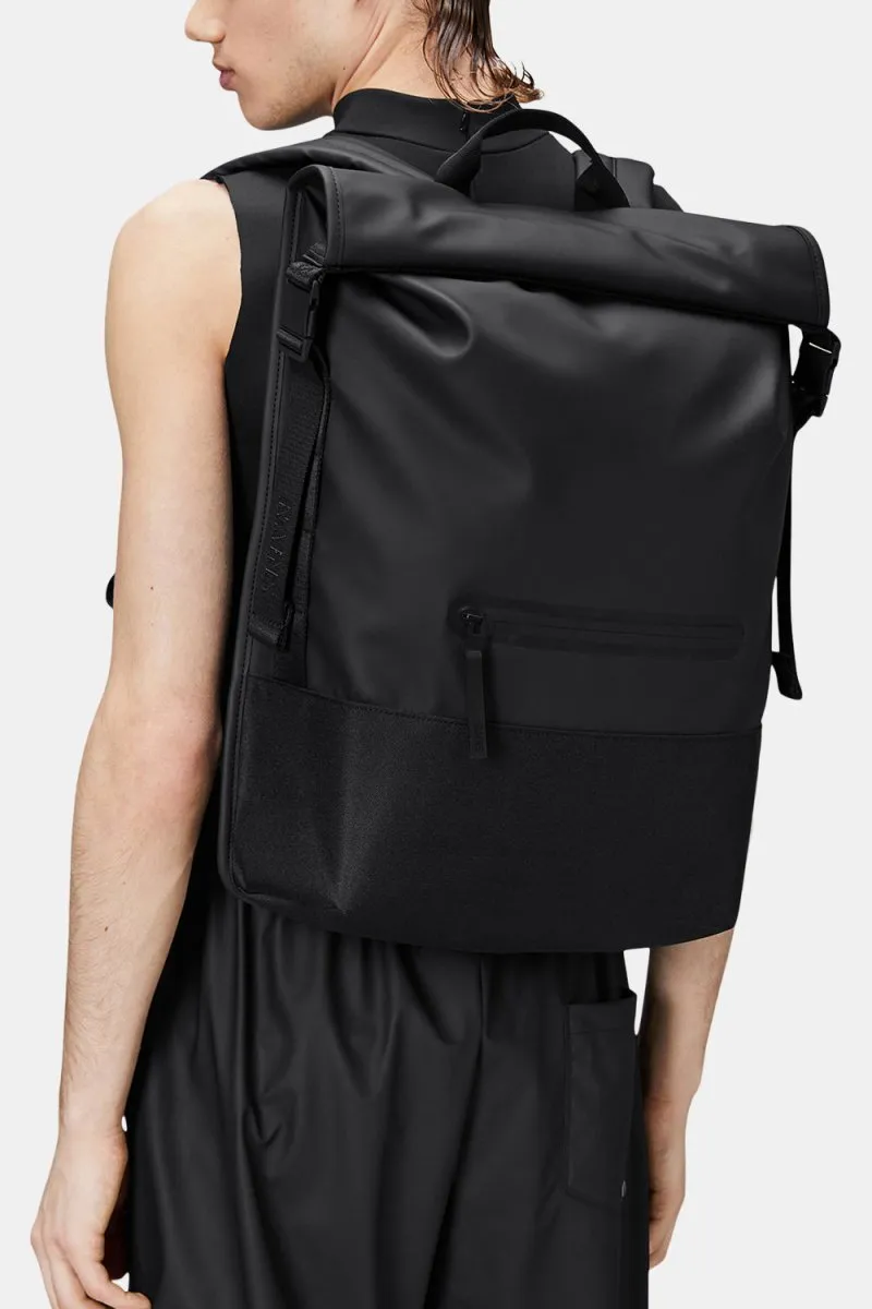 Rains Trail Rolltop Backpack W3 (Black)