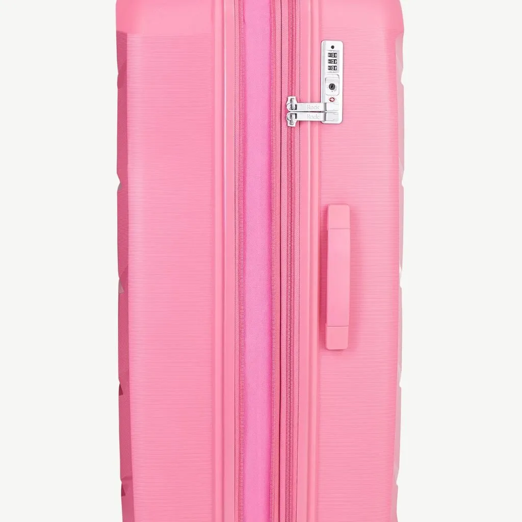 Rock Tulum 3 Piece Set Expander Hardsided Luggage - Bubble Gum Pink