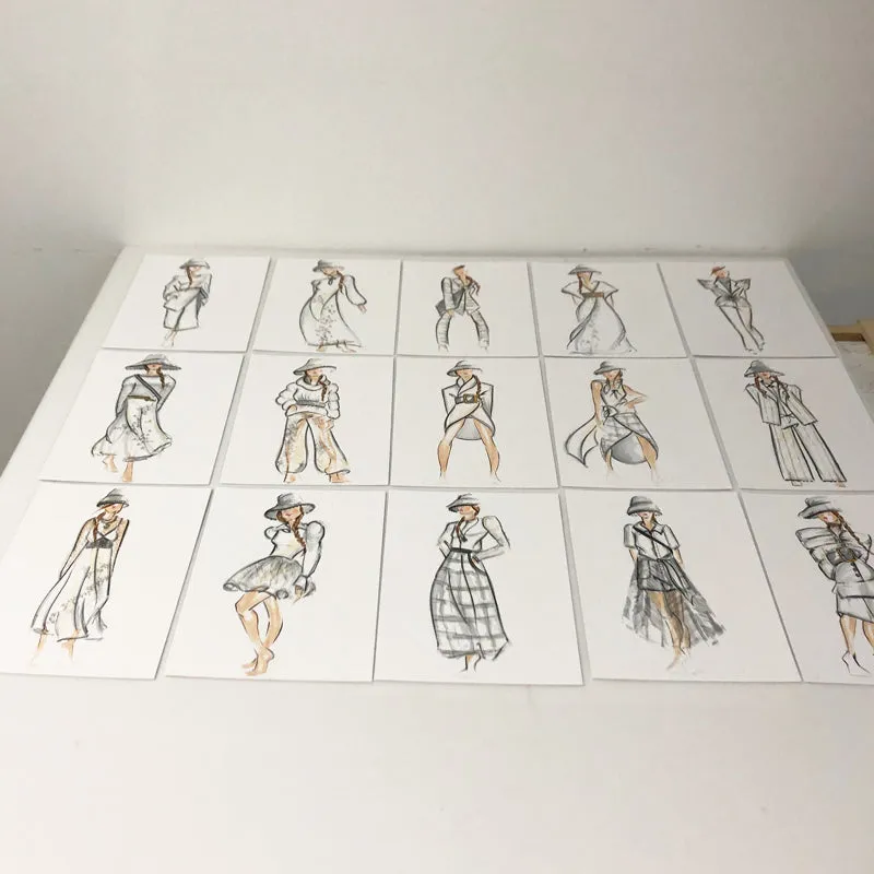 Sketches Fashion White