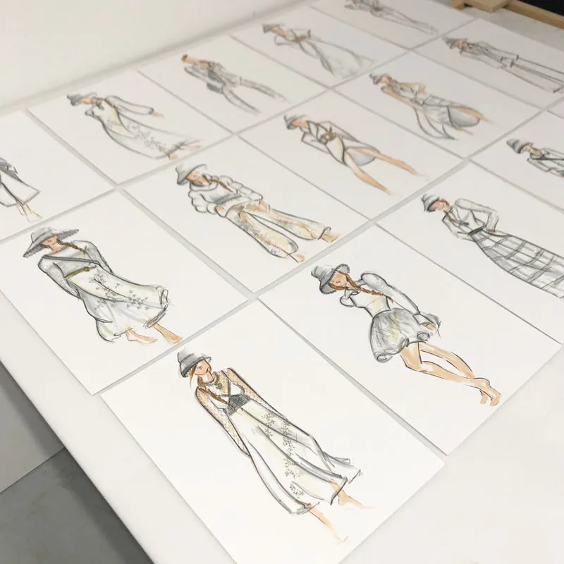 Sketches Fashion White