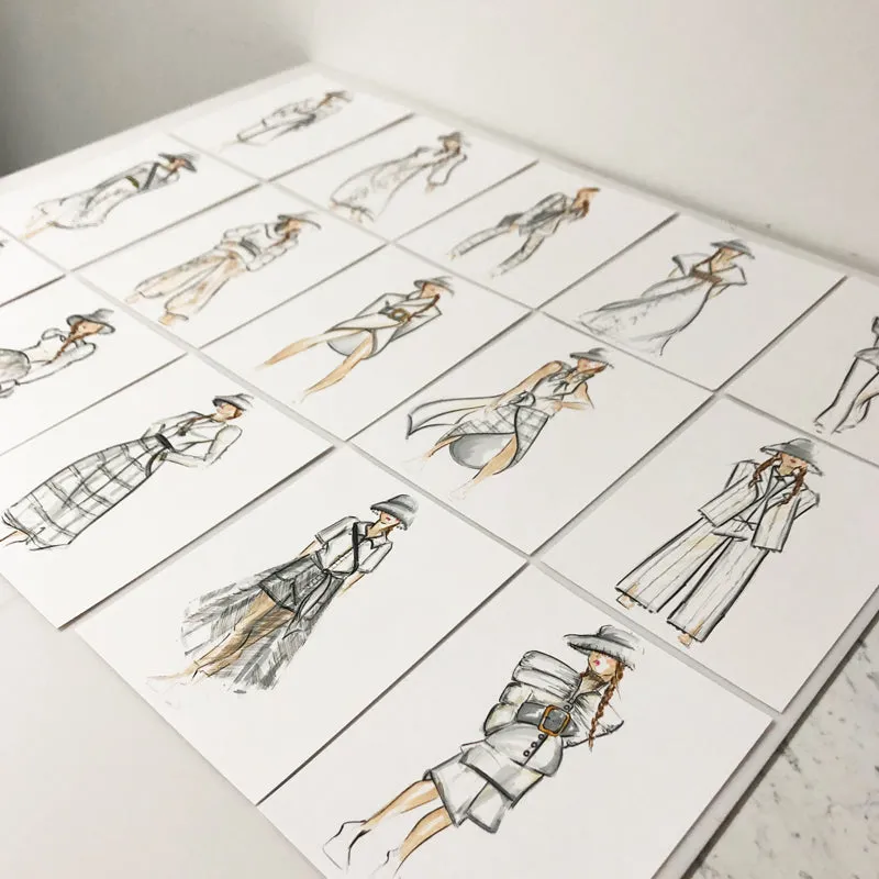 Sketches Fashion White