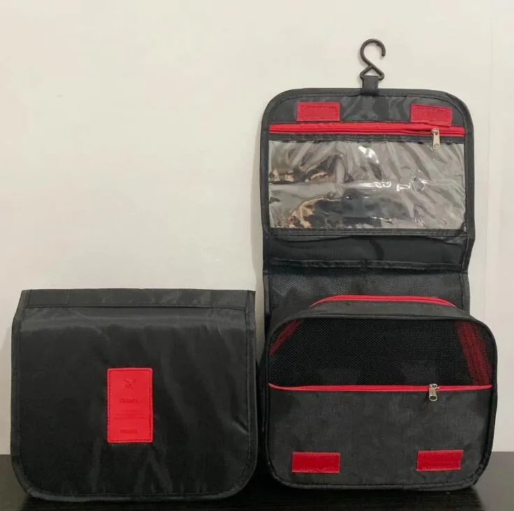Unisex Hanging Travel Toiletries Cosmetic Makeup Bag Organiser