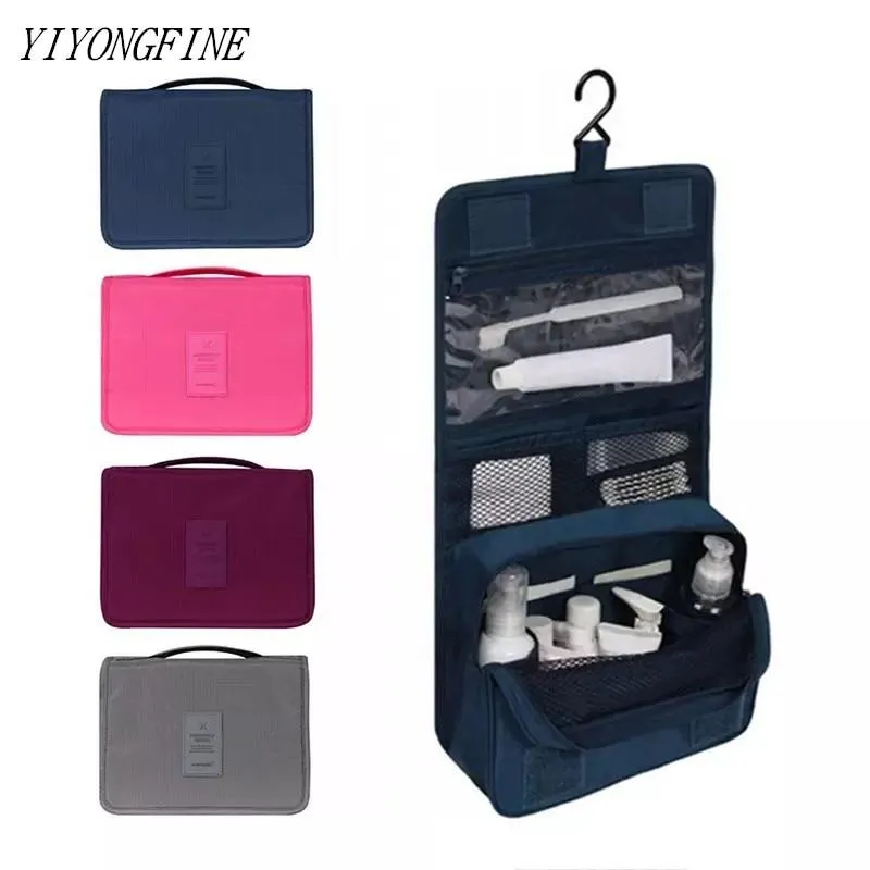 Unisex Hanging Travel Toiletries Cosmetic Makeup Bag Organiser